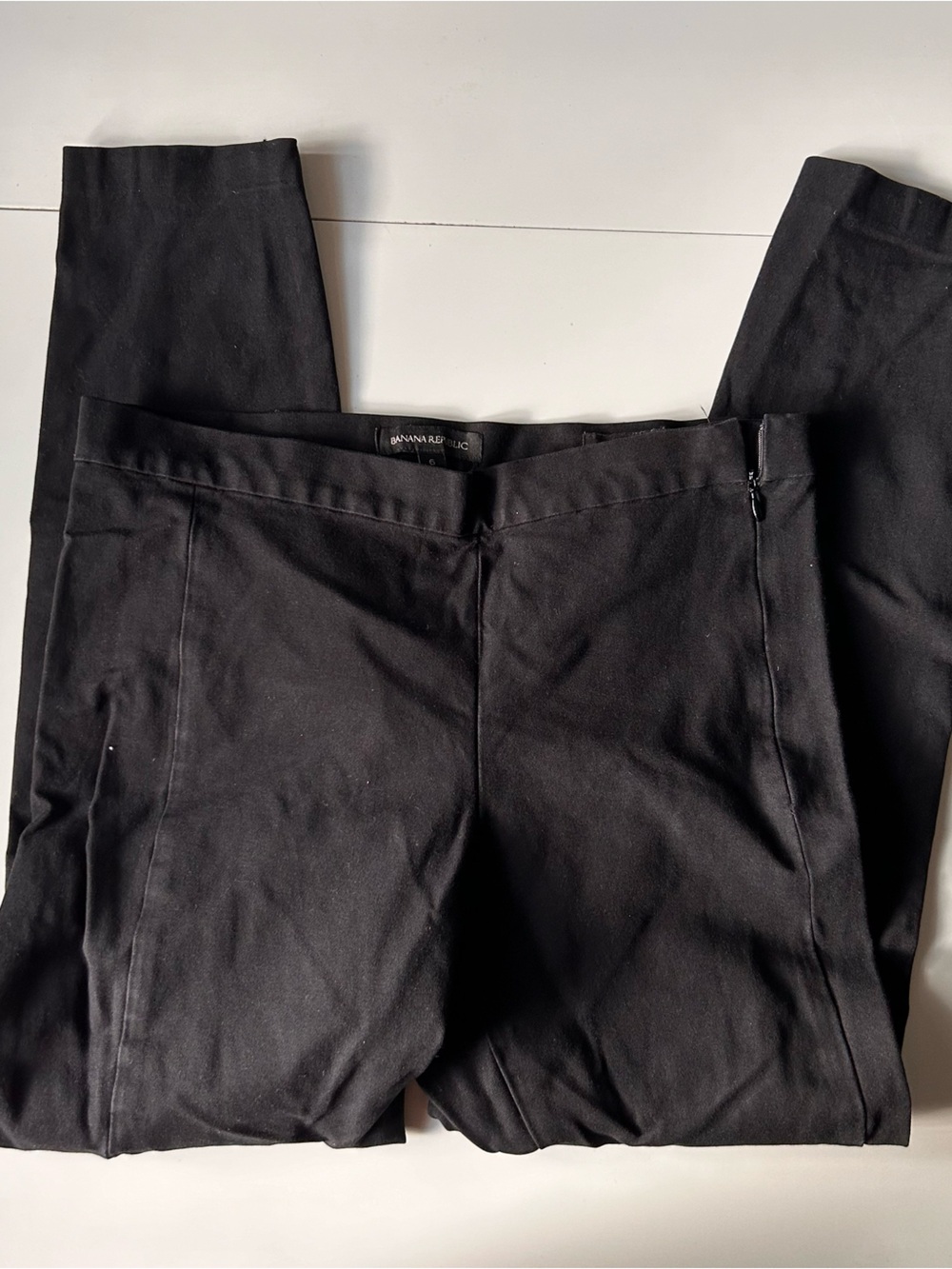 Banana Republic Black Flat-Front Shorts